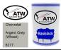 Preview: Chevrolet, Argent Grey (Wheel), 6277: 500ml Lackdose, von ATW Autoteile West.